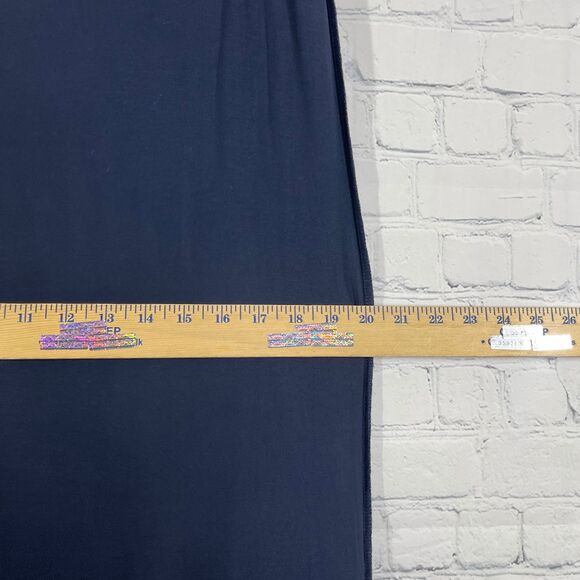 J Jill Wearever Collection Tunic Dress Small Navy Blue Sheer Minimalist Preppy - Picture 13 of 14